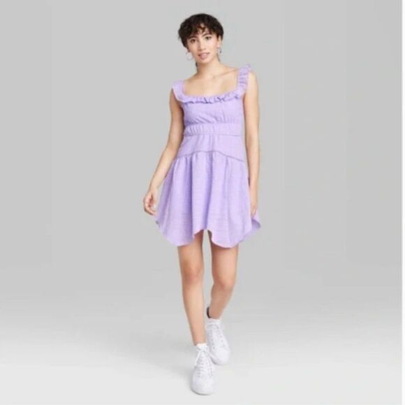 NWT Wild Fable Ruffle Tiered Skater Dress size XXL - Picture 1 of 7